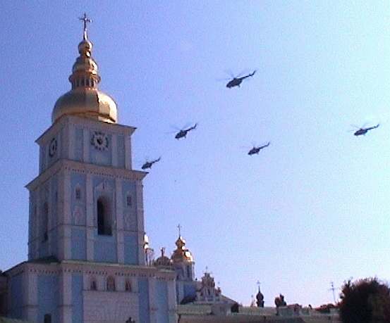 Михайлівський Золотоверхий собор. 24 серпня 2001 року.